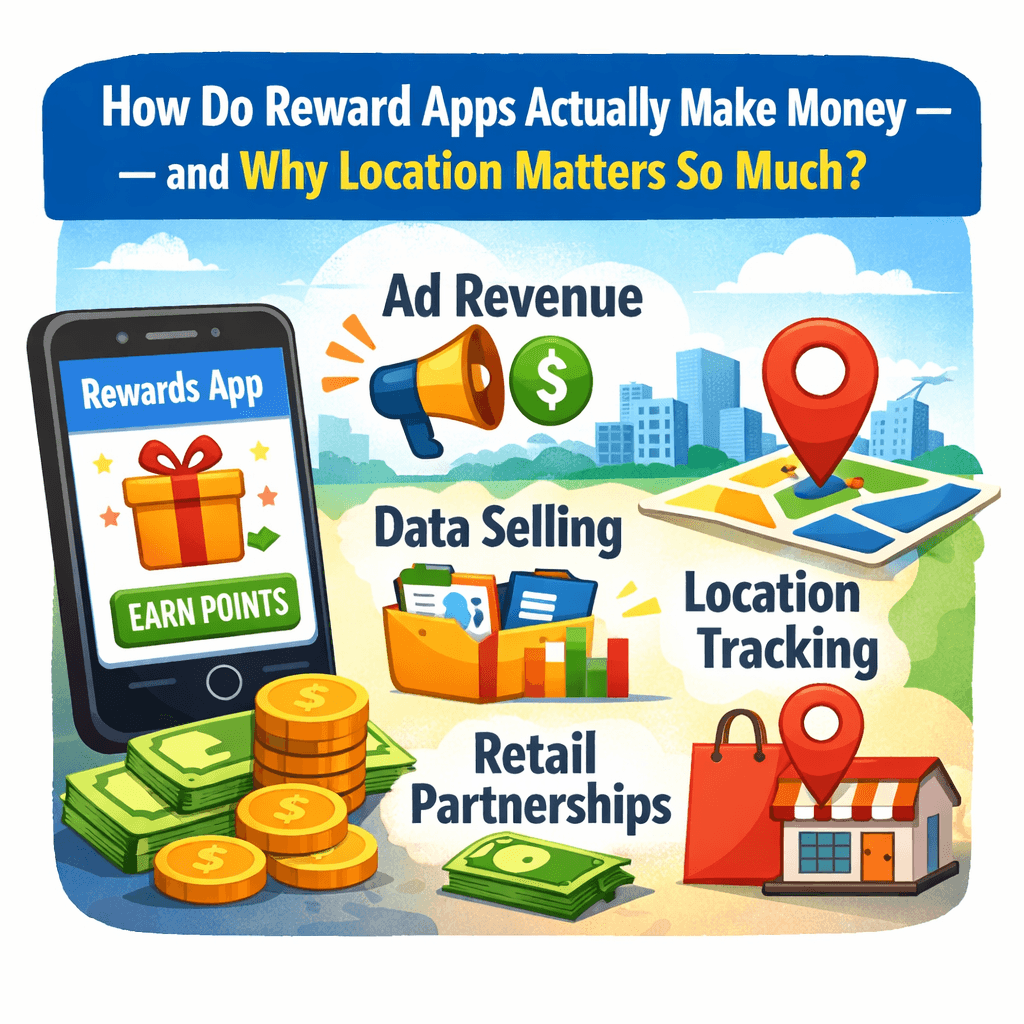 How Do Reward Apps Actually Make Money — and Why Location Matters So Much