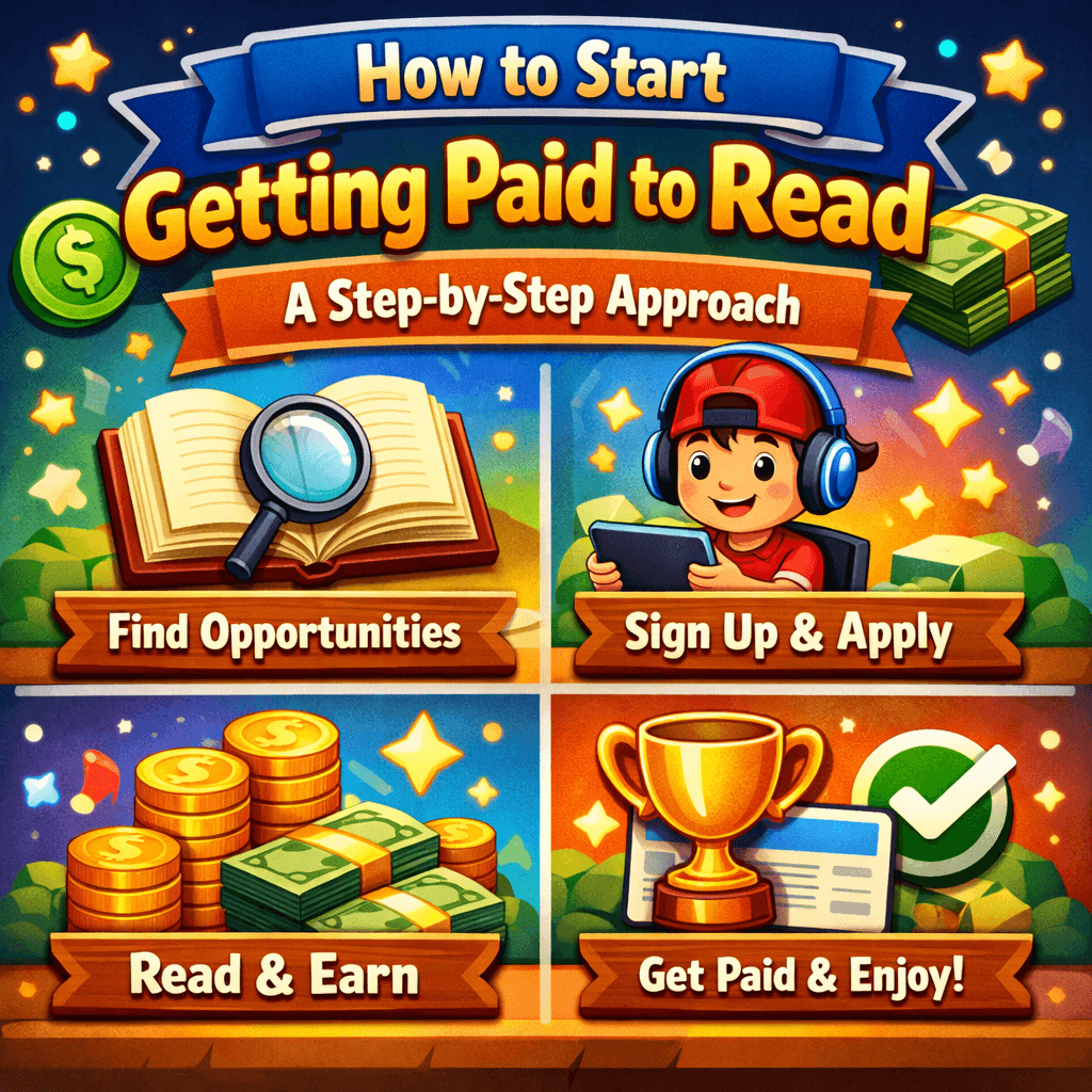 How to Start Getting Paid to Read A Step-by-Step Approach