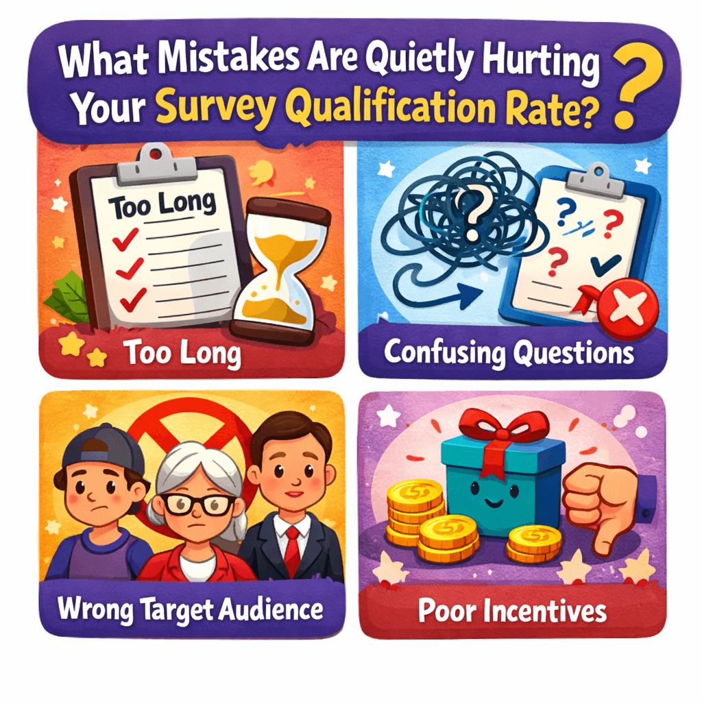 What Mistakes Are Quietly Hurting Your Survey Qualification Rate